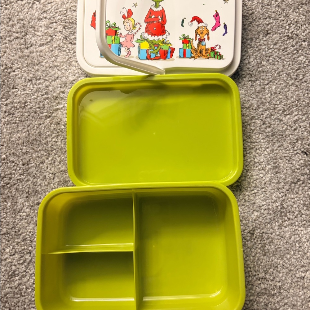 Grinch  Lunch Box with Lid and to carry